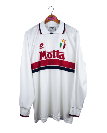 maillot vintage extérieur AC Milan 1993/1994 manches longues