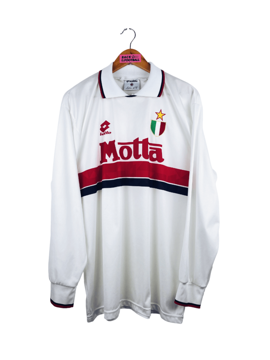 maillot vintage extérieur AC Milan 1993/1994 manches longues