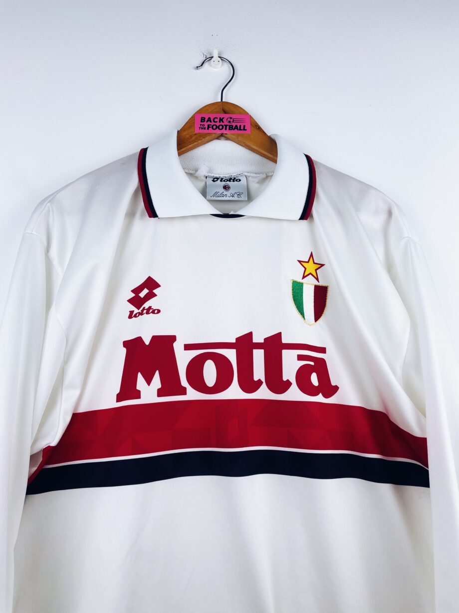 maillot vintage extérieur AC Milan 1993/1994 manches longues