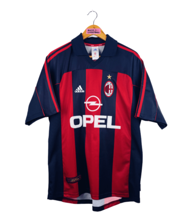 maillot vintage domicile AC Milan 2000/2002