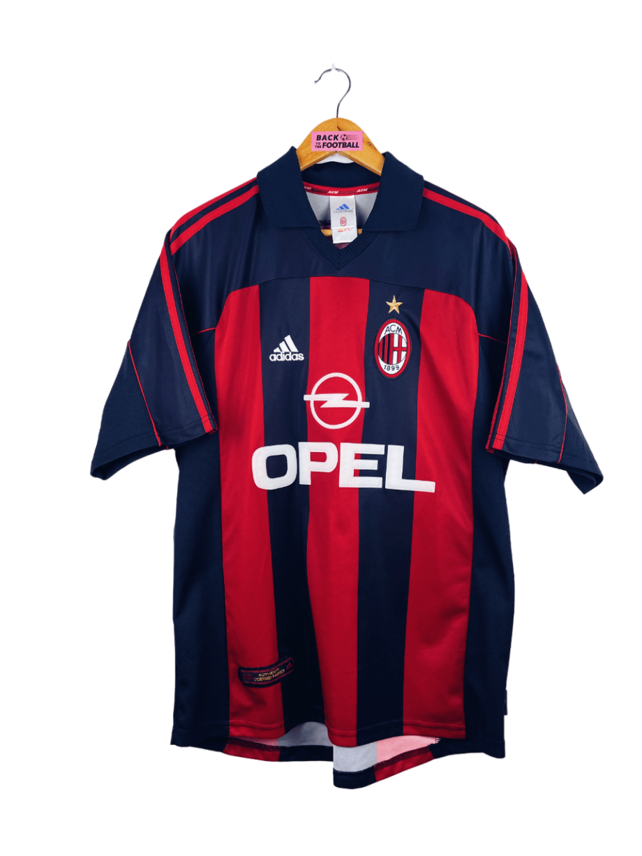 maillot vintage domicile AC Milan 2000/2002