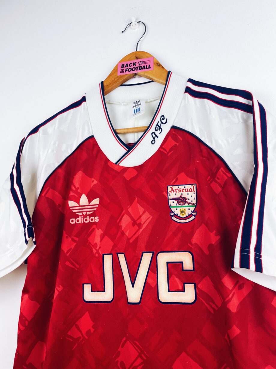 maillot vintage domicile d'Arsenal 1990/1992