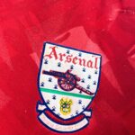 Maillot Domicile Rétro Arsenal 1990-1992 - Taille M - Rouge - Occasion (avec Taches, Voir Photos)