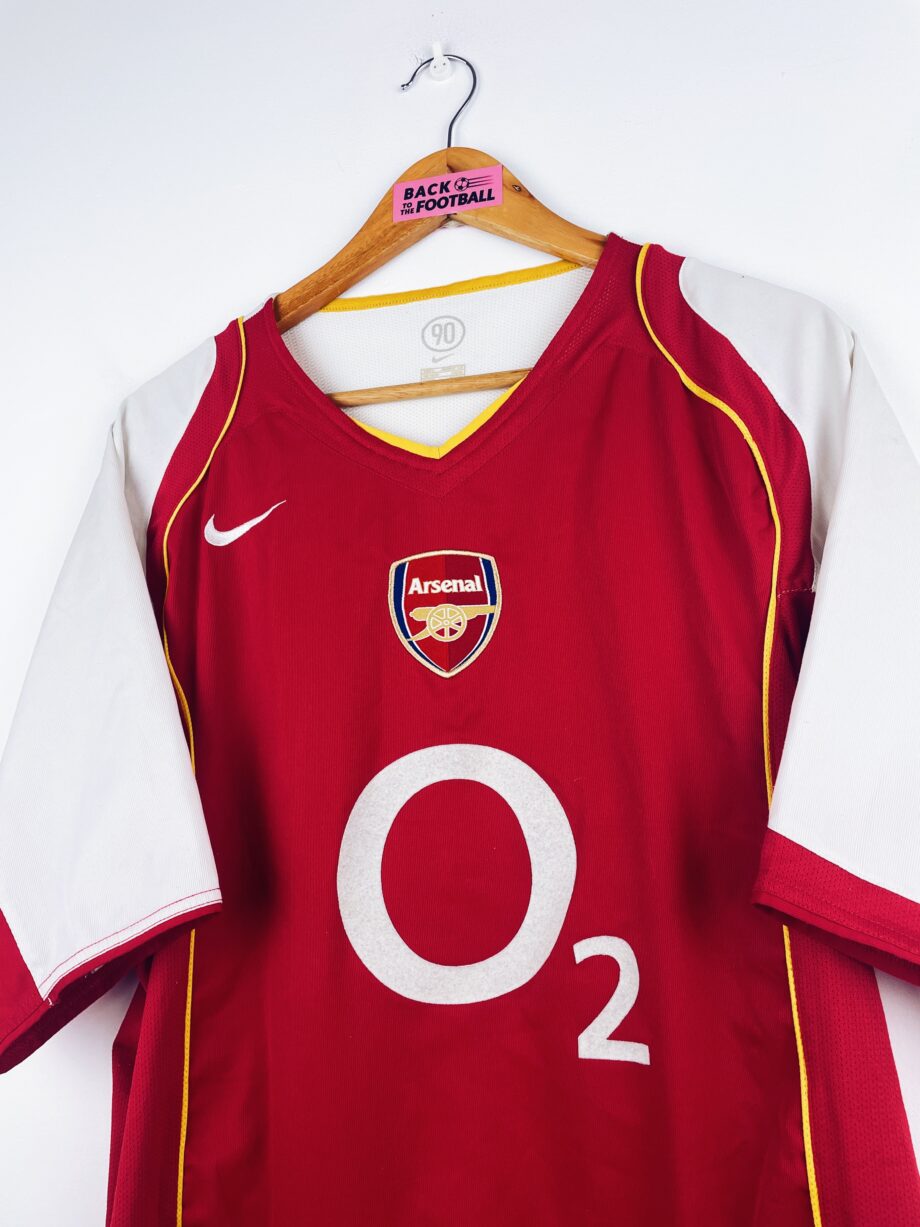 maillot vintage domicile d'Arsenal 2004/2005