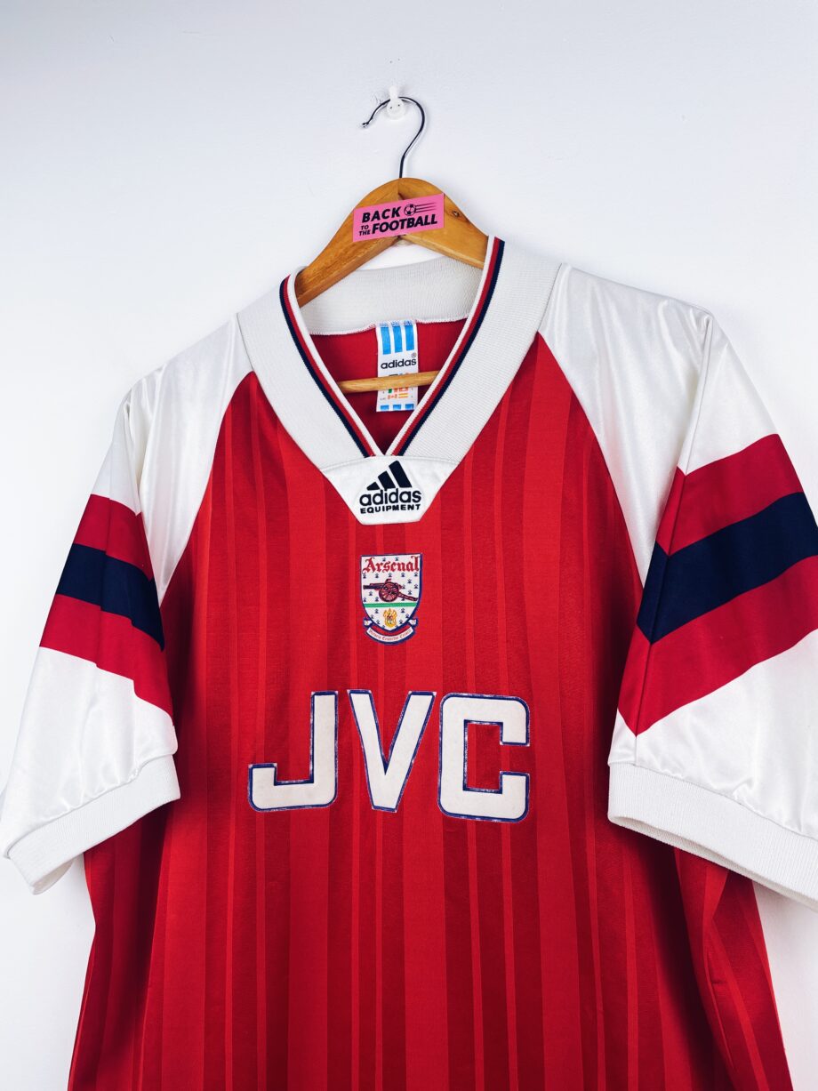 maillot vintage domicile Arsenal 1992/1994