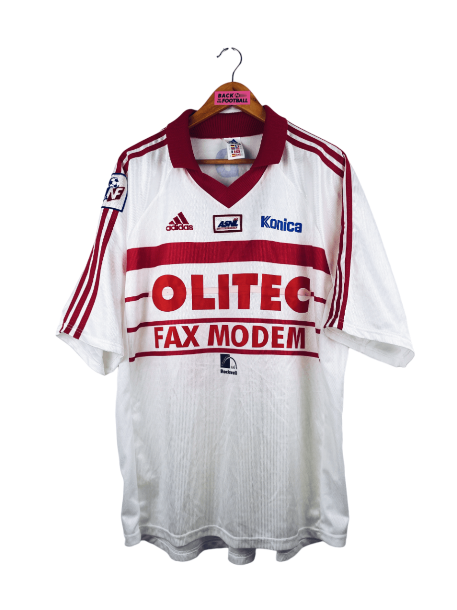 maillot vintage domicile de l'AS Nancy Lorraine porté (match worn) par Youssouf Hadji #25