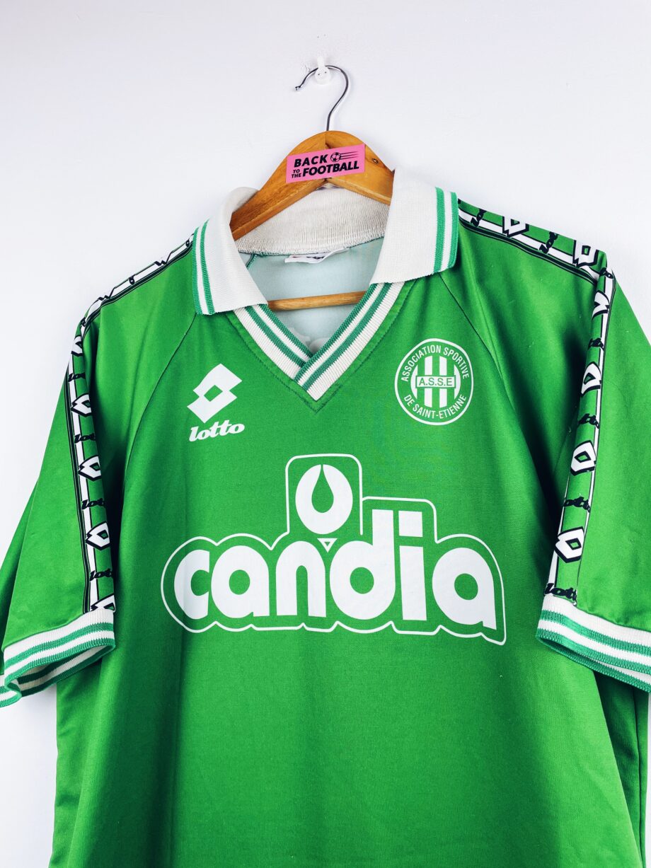 maillot vintage domicile AS Saint-Etienne 1995/1996 player issue