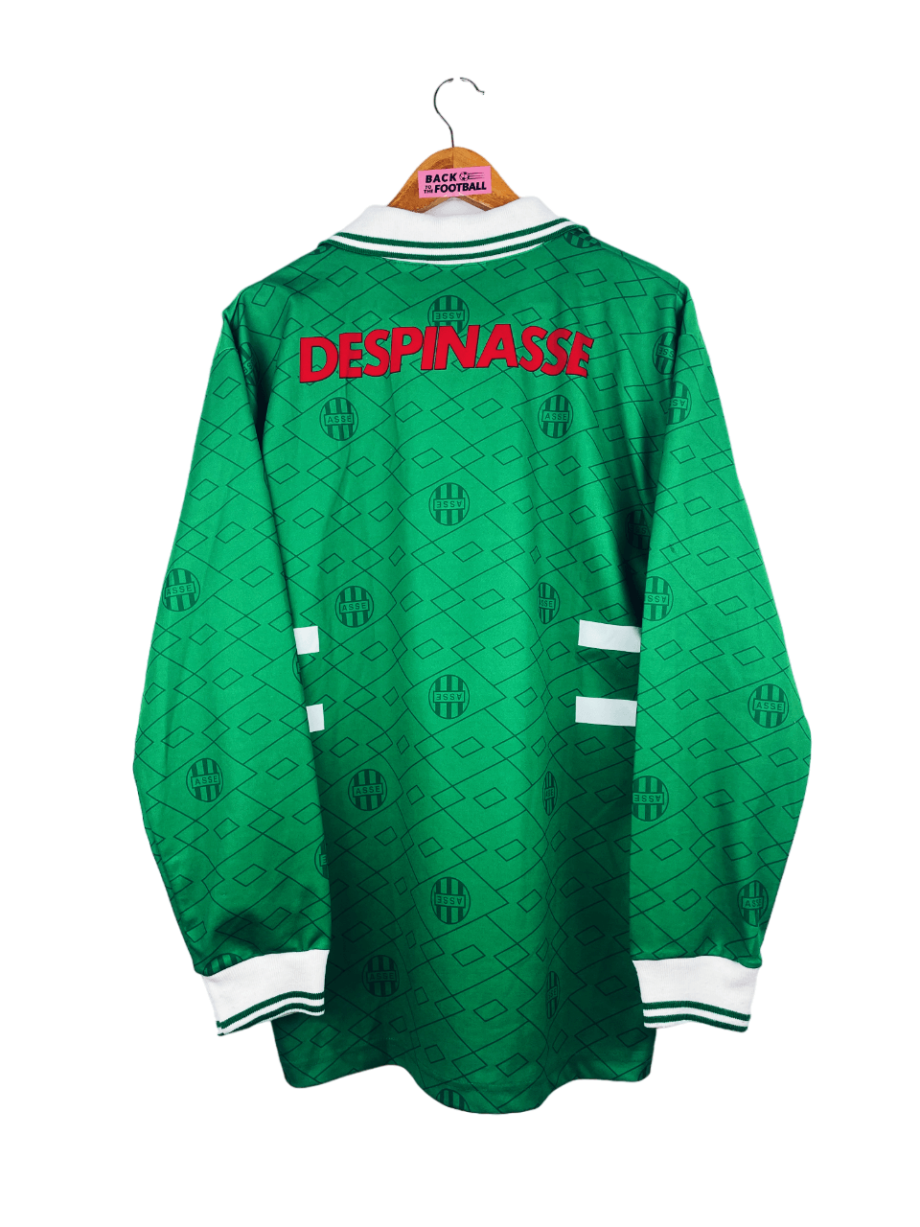 maillot vintage domicile de l'AS Saint-Etienne 1995/1997 manches longues issu du stock pro (player issue)