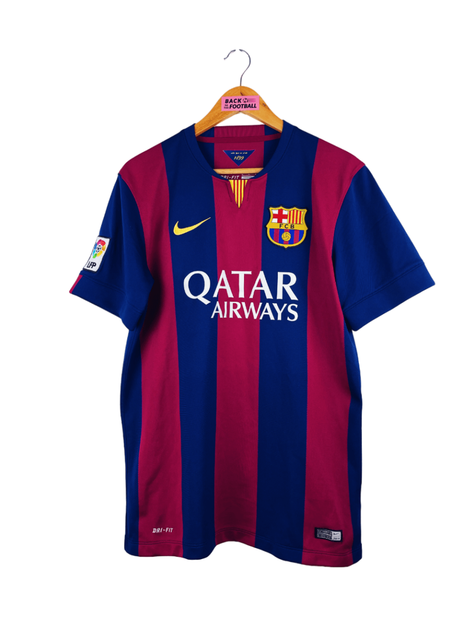 maillot vintage domicile FC Barcelone 2014/2015 floqué Suarez #9