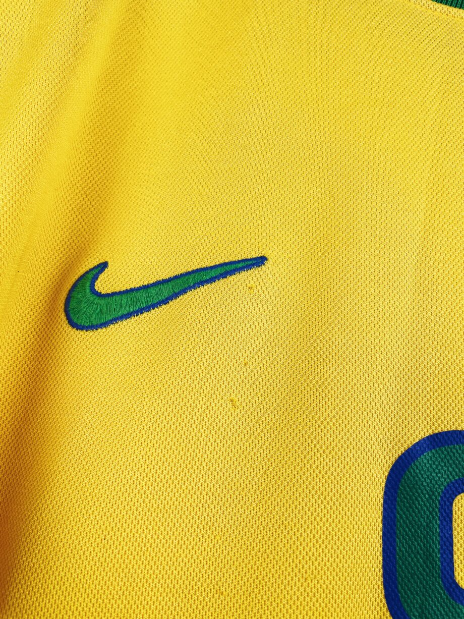 maillot vintage domicile Brésil 1998 floqué Ronaldo #9