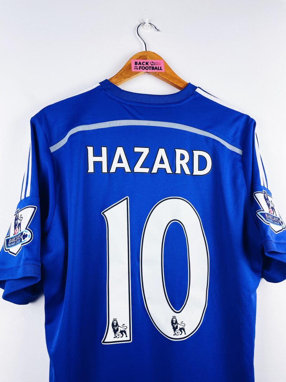 maillot vintage domicile Chelsea 2014/2015 floqué Hazard #10