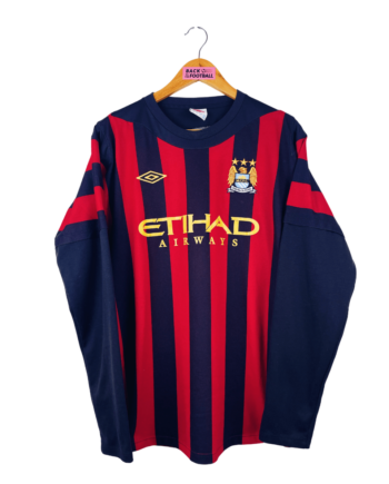 maillot vintage extérieur Manchester City 2011/2012 manches longues