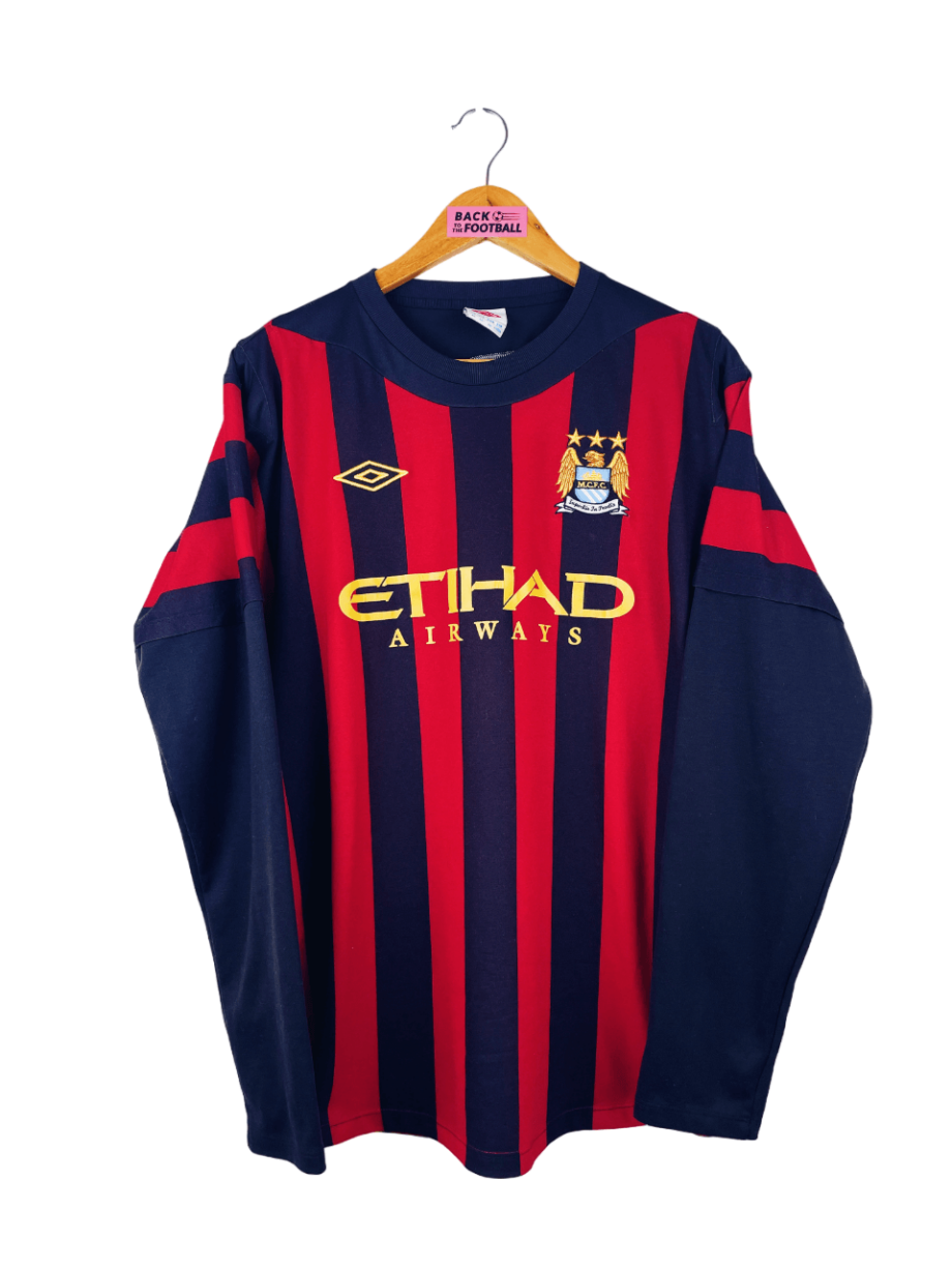 maillot vintage extérieur Manchester City 2011/2012 manches longues