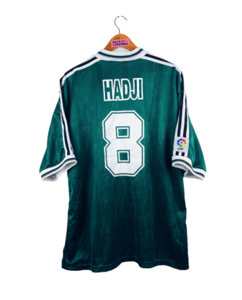 maillot vintage extérieur du Deportivo la Corogne 1997/1998 porté (match worn) par Hadji #8