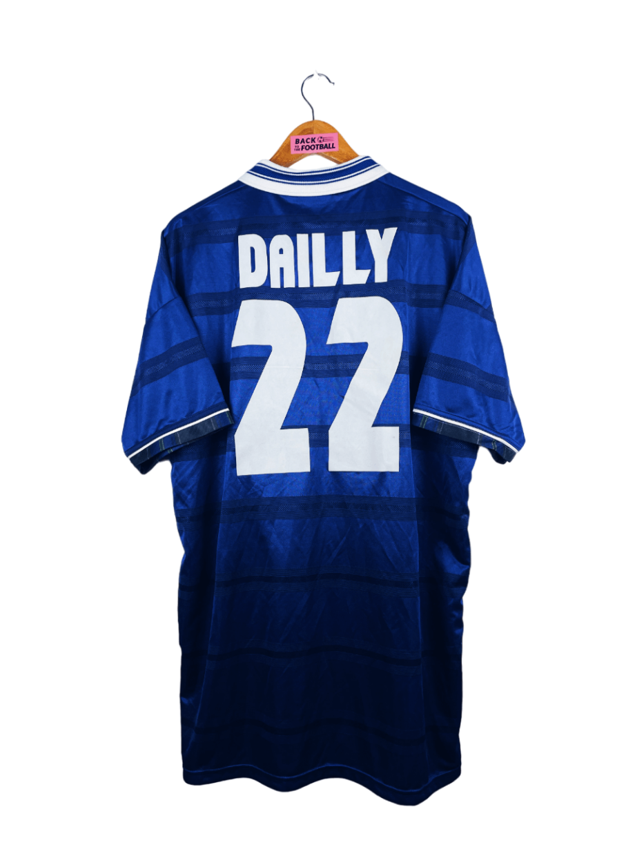 maillot vintage domicile de l'Ecosse 1998 porté (match worn) par Dailly #22