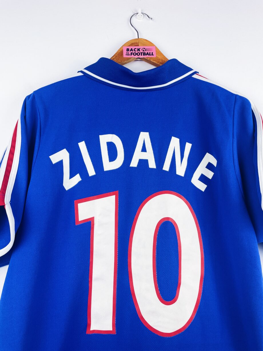 maillot vintage domicile équipe de France 2000 floqué Zidane #10