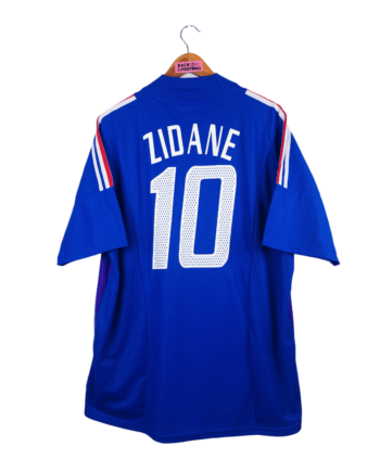 maillot vintage domicile équipe de France 2002 floqué Zidane #10