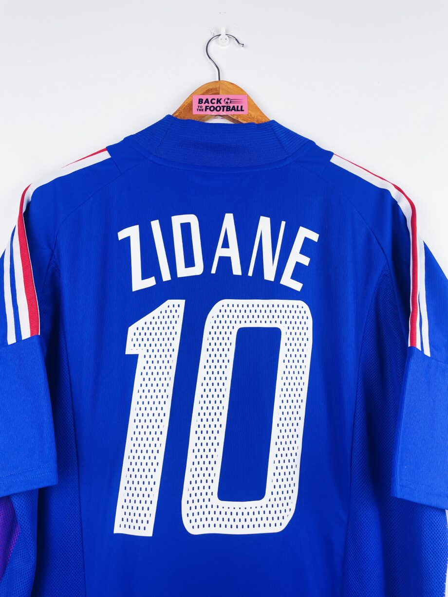 maillot vintage domicile équipe de France 2002 floqué Zidane #10