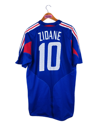 maillot vintage de l'équipe de France 2004 floqué Zidane #10