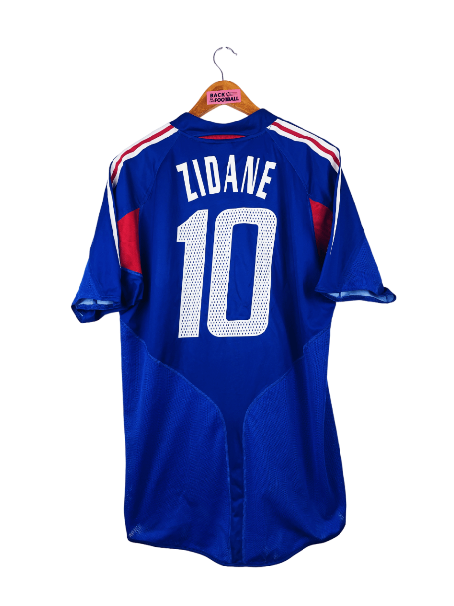 maillot vintage domicile équipe de France 2004 floqué Zidane #10