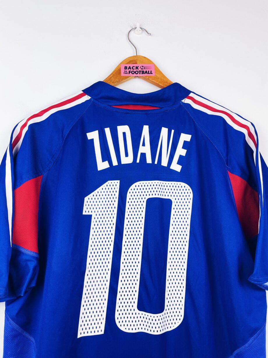 maillot vintage domicile équipe de France 2004 floqué Zidane #10