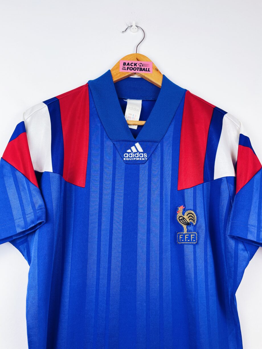 maillot vintage domicile de l'équipe de France 1992