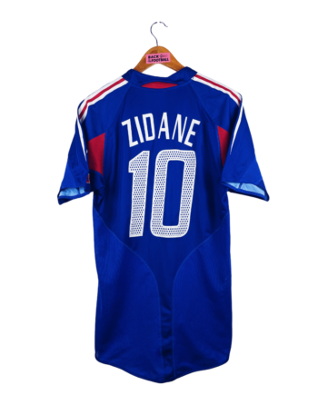 maillot vintage domicile équipe de France 2004 floqué Zidane #10