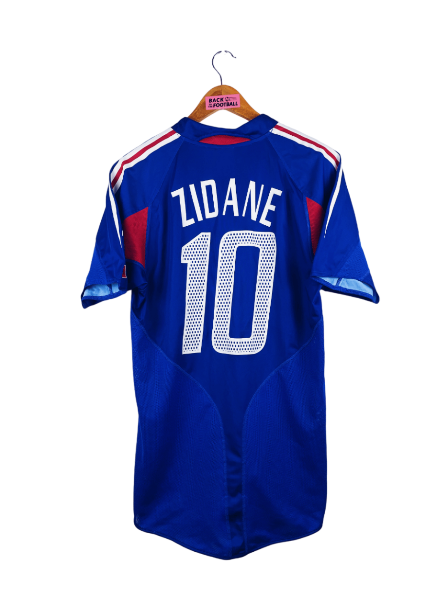 maillot vintage domicile équipe de France 2004 floqué Zidane #10