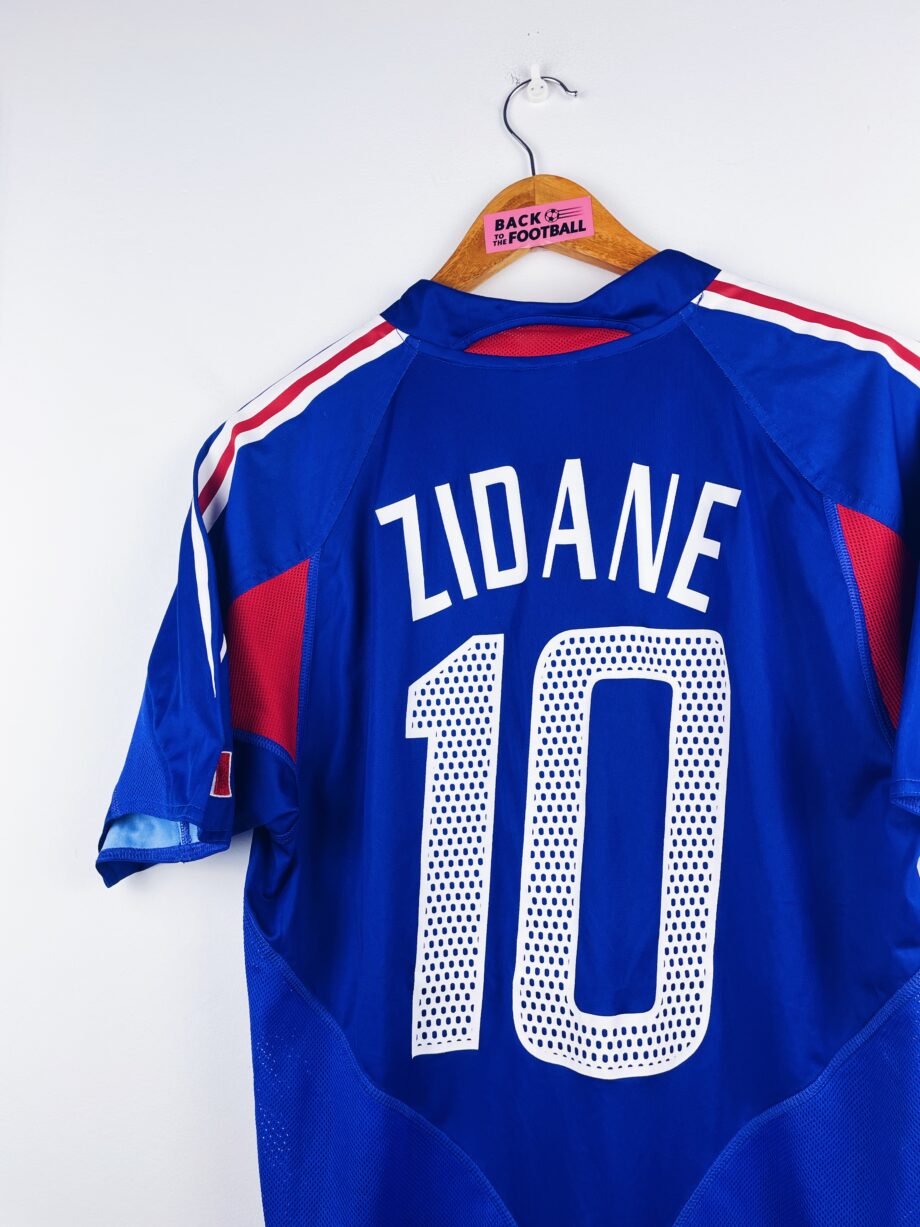 maillot vintage domicile équipe de France 2004 floqué Zidane #10