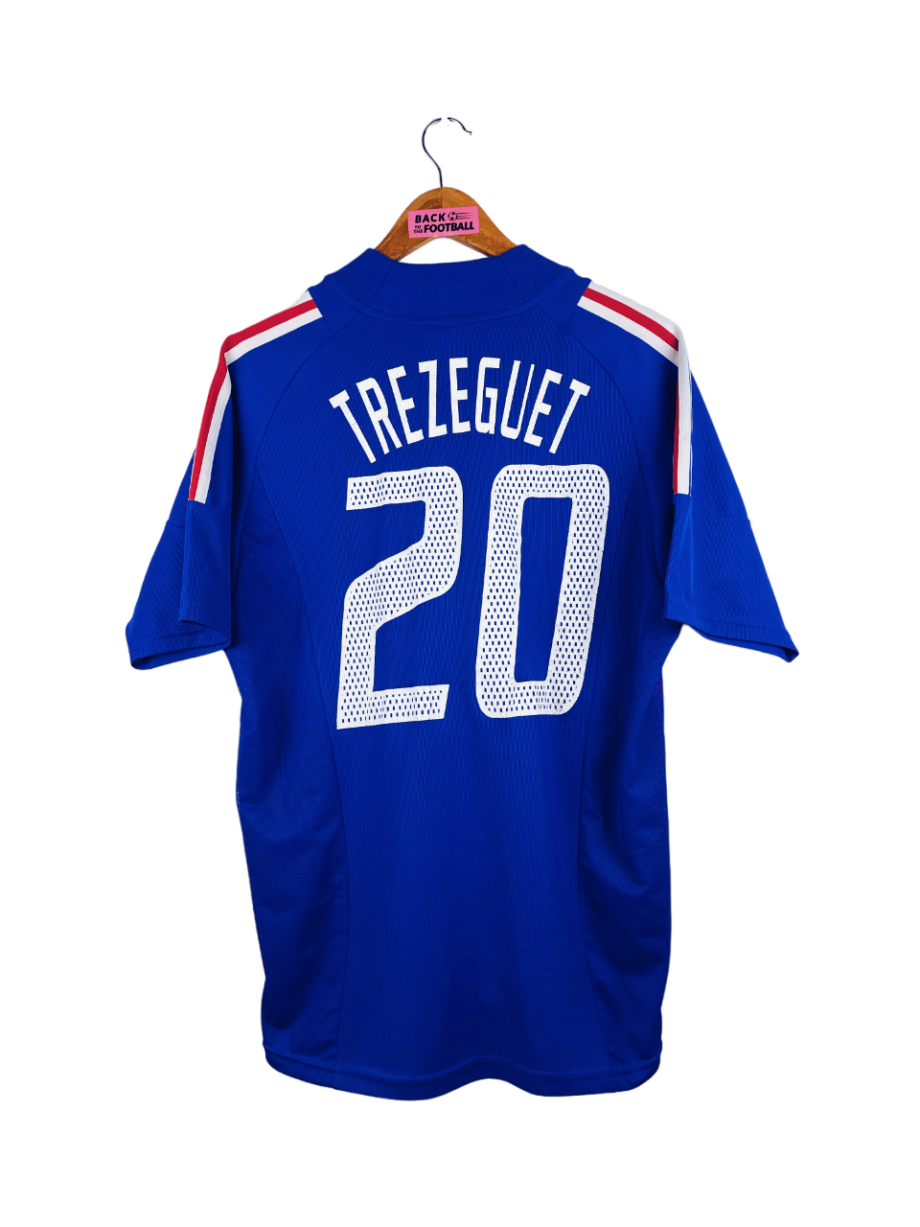 maillot vintage domicile équipe de France 2002 floqué Trezeguet #20