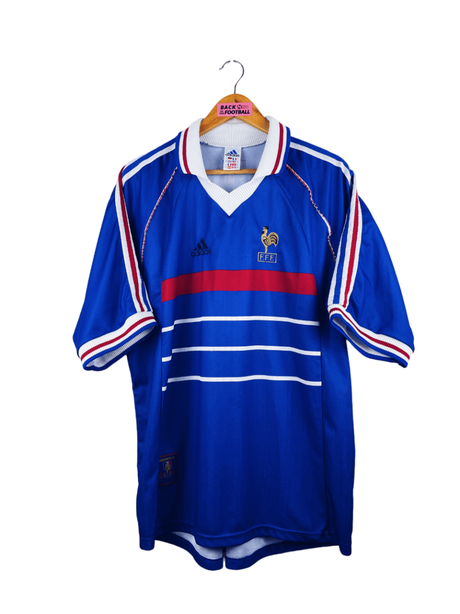 maillot vintage domicile équipe de France 1998