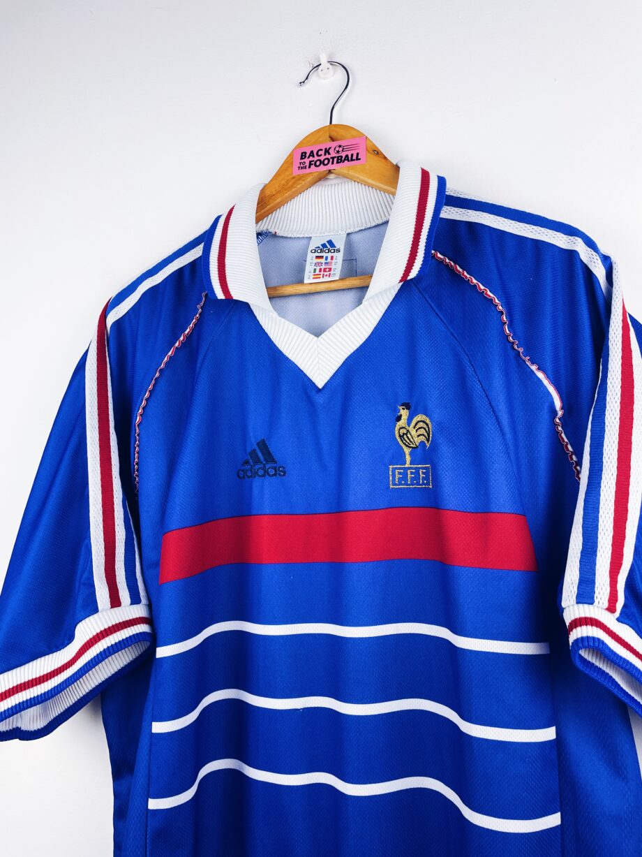 maillot vintage domicile équipe de France 1998