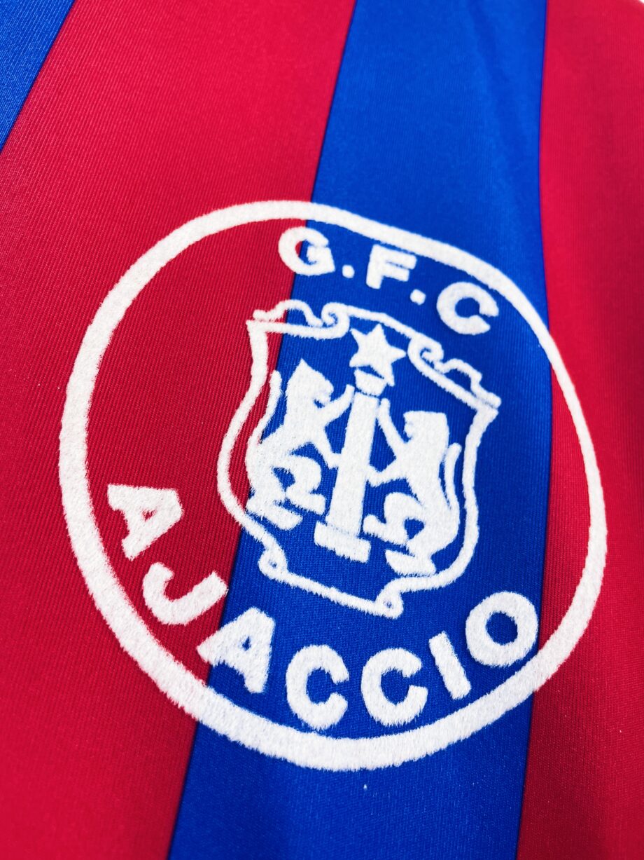 maillot vintage domicile Gazelec Ajaccio 1992/1993 floqué du numéro 7