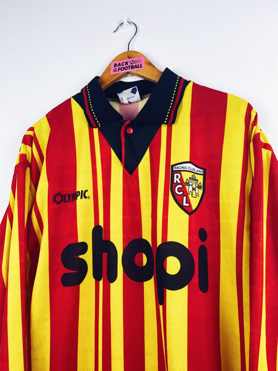 maillot vintage domicile RC Lens 1994/1995 manches longues