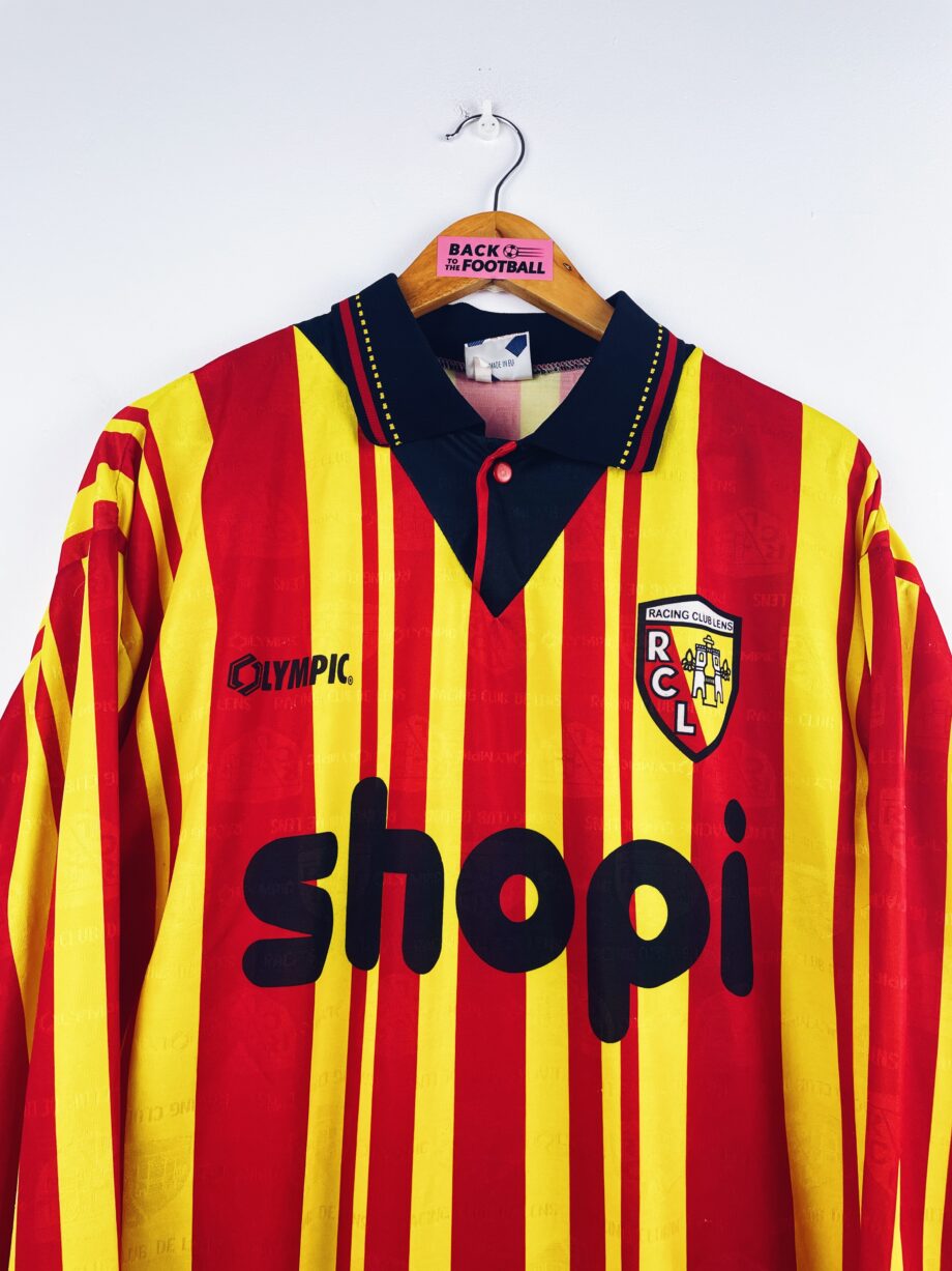 maillot vintage domicile RC Lens 1994/1995 manches longues