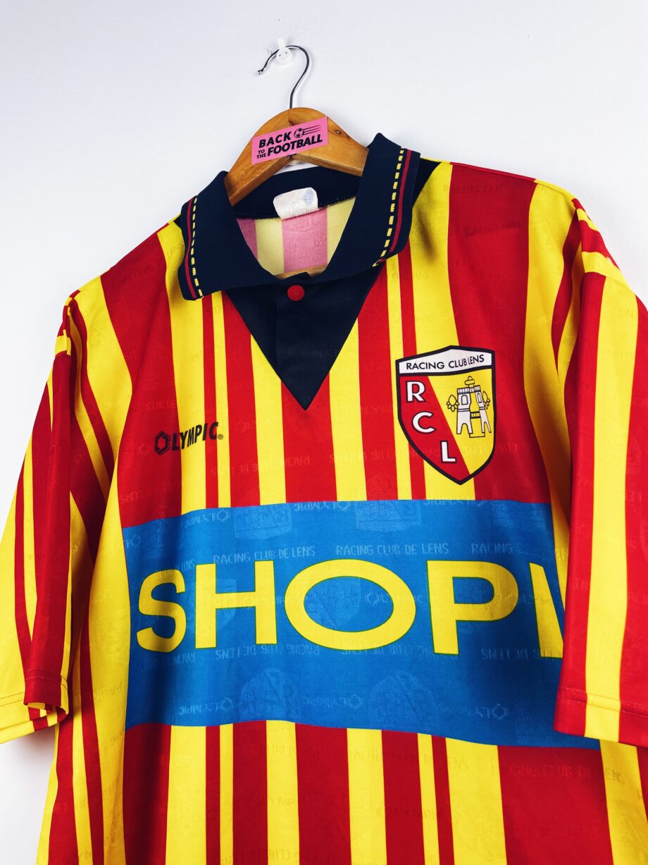 maillot vintage domicile RC Lens 1995/1996 player issue (stock pro)