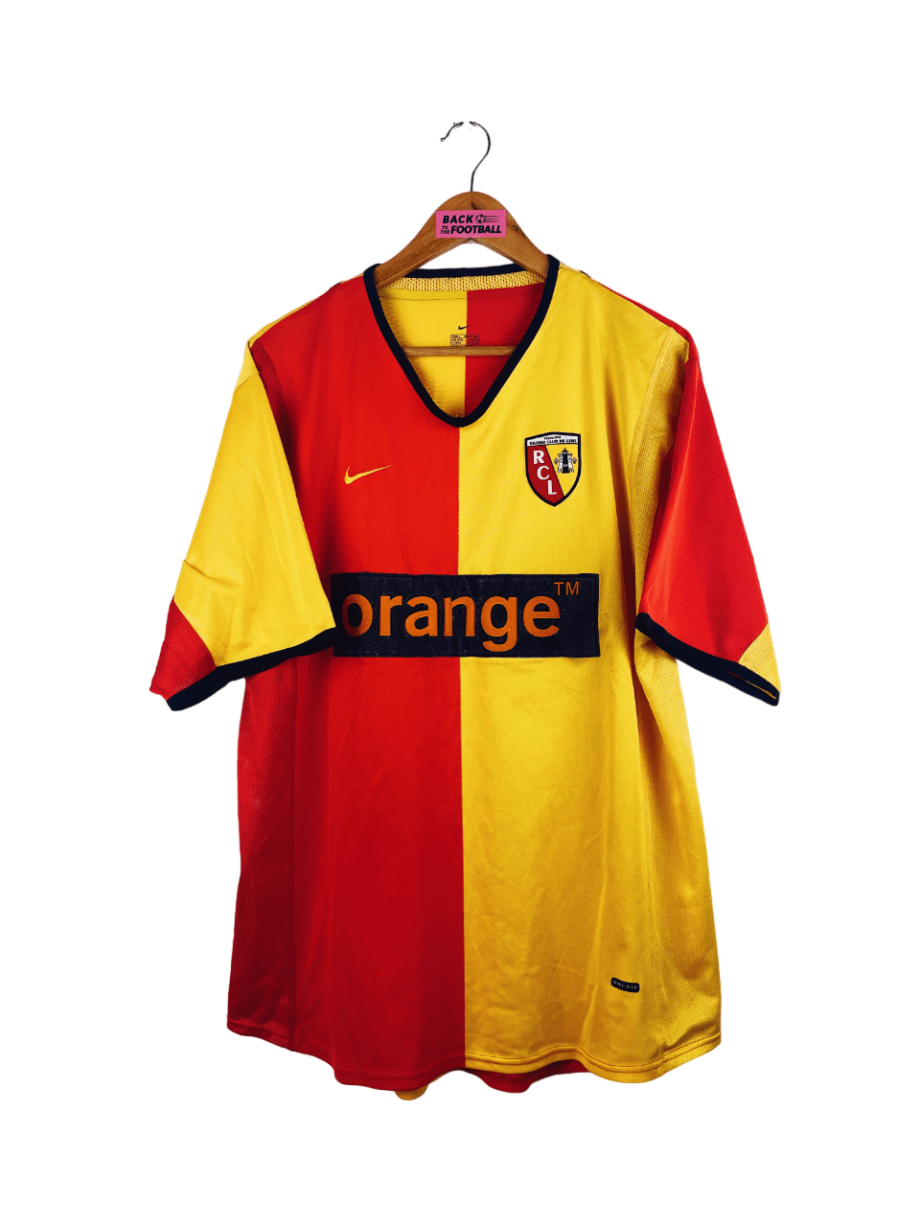 maillot vintage domicile du RC Lens 2001/2002