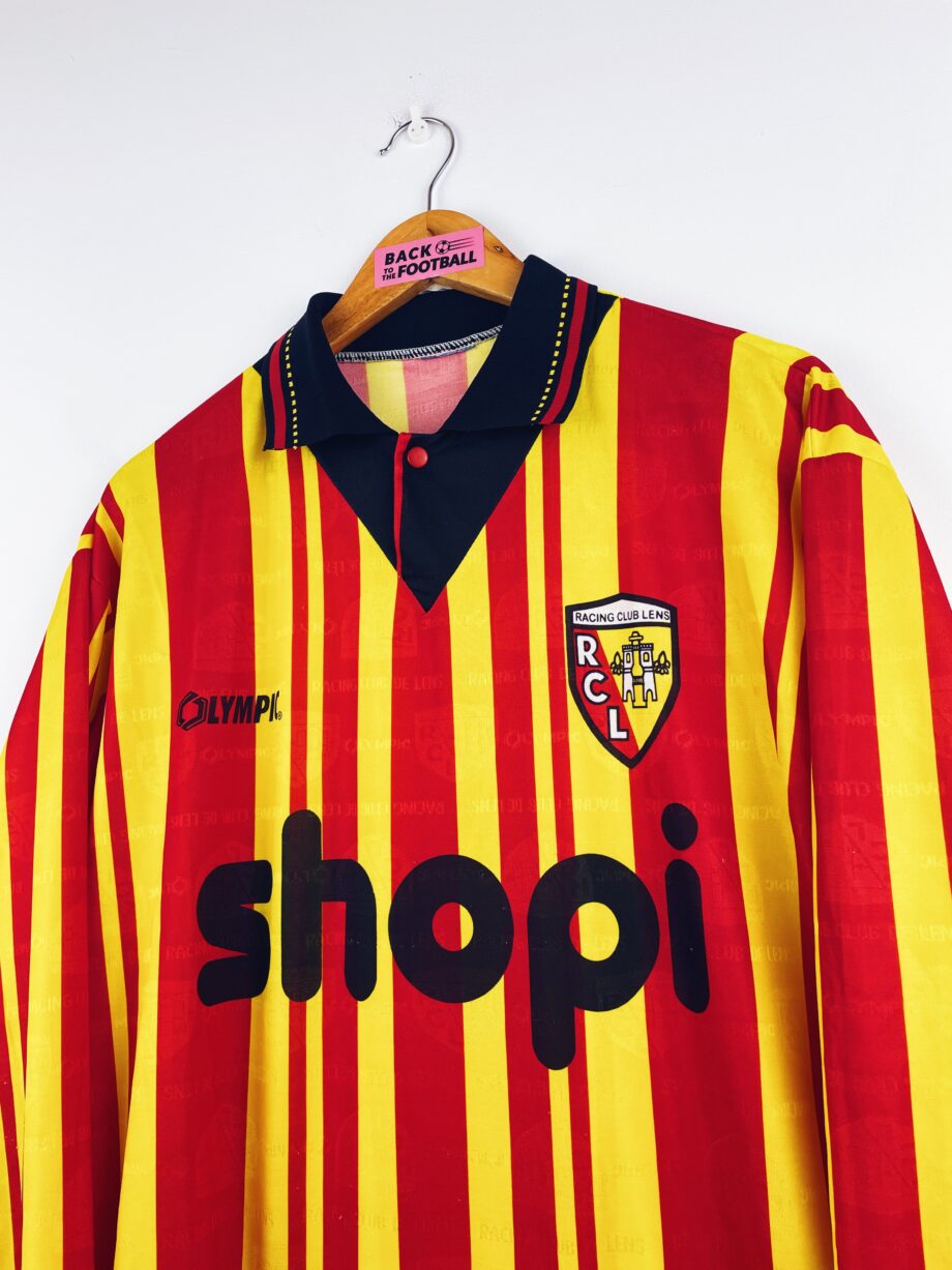 maillot vintage domicile RC Lens 1994/1995 manches longues