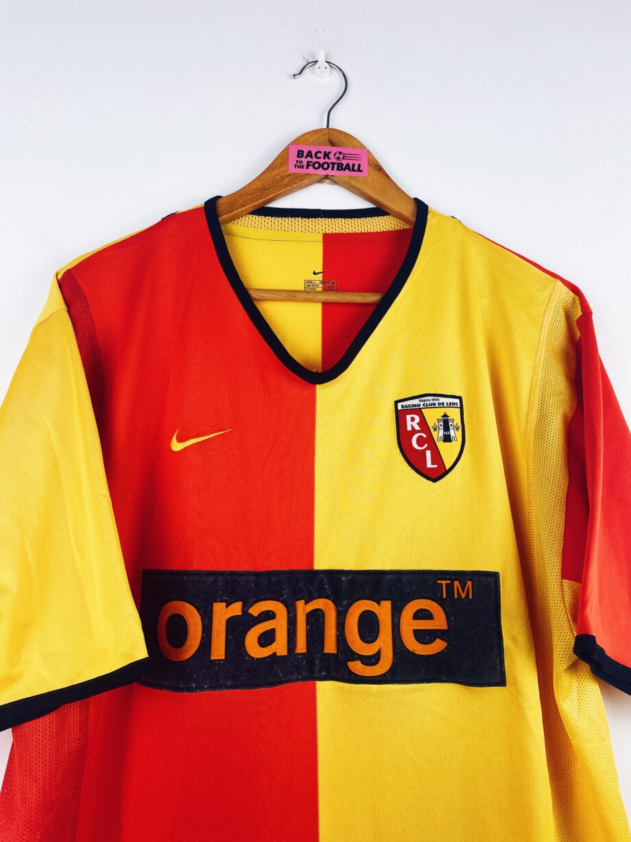 maillot vintage domicile du RC Lens 2001/2002