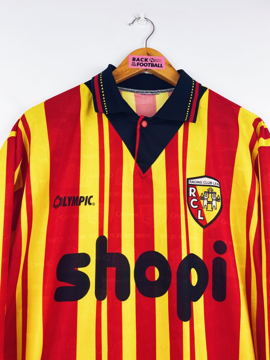 maillot vintage domicile RC Lens 1994/1995 manches longues