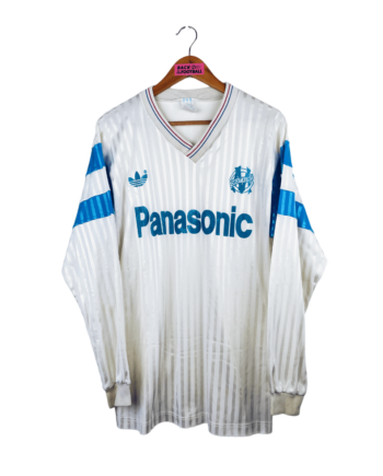 maillot vintage domicile OM 1989/1991 manches longues