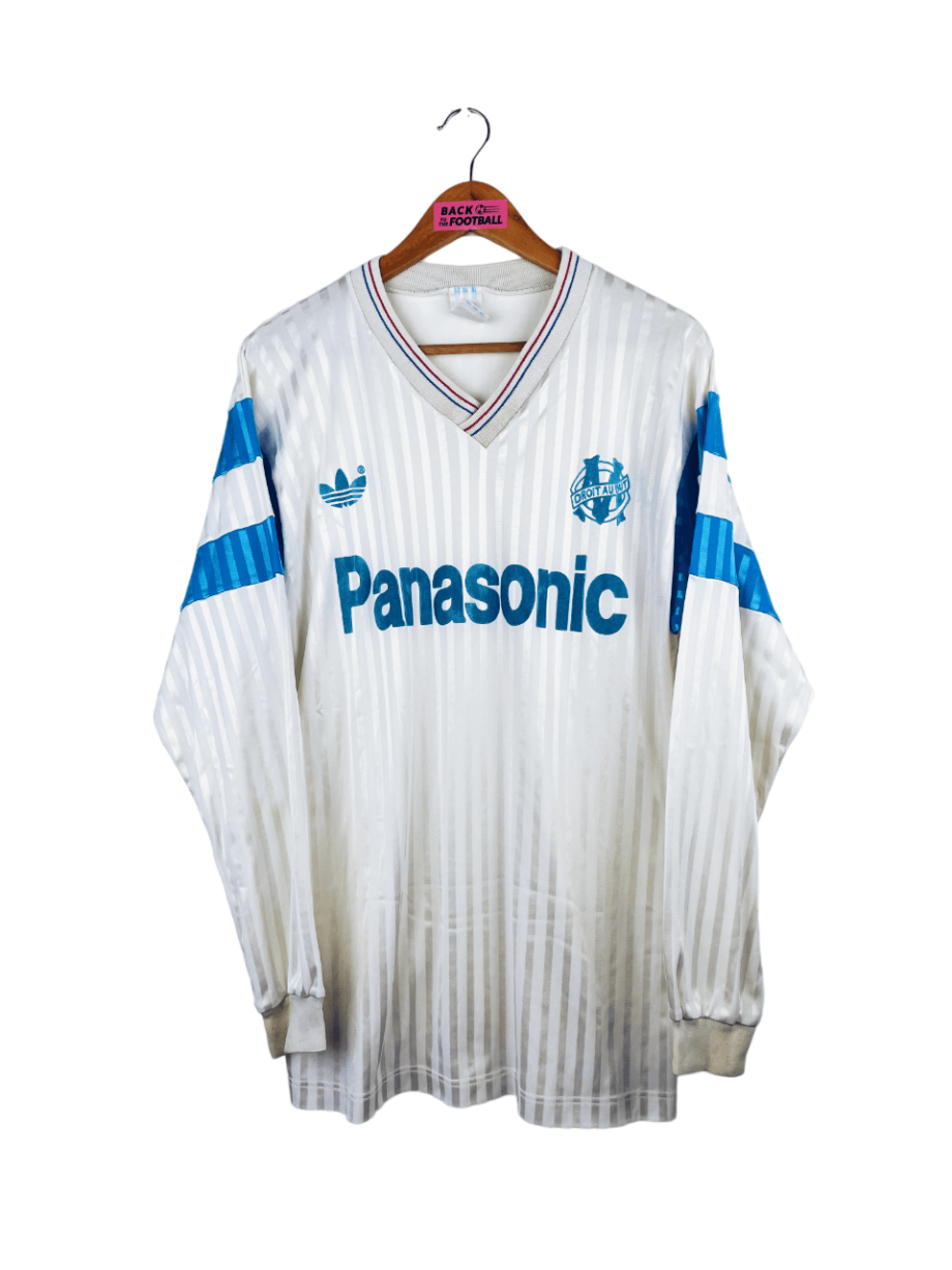 maillot vintage domicile OM 1989/1991 manches longues