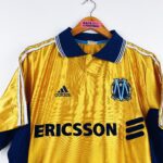 Maillot OM Olympique De Marseille Collector 1998/1999 Adidas Domicile Blanc - Réédition Neuf Taille M