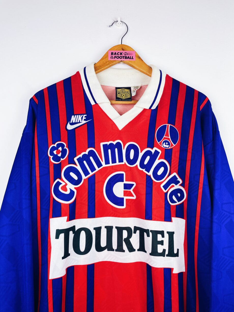 maillot vintage domicile du PSG 1993/1994 manches longues