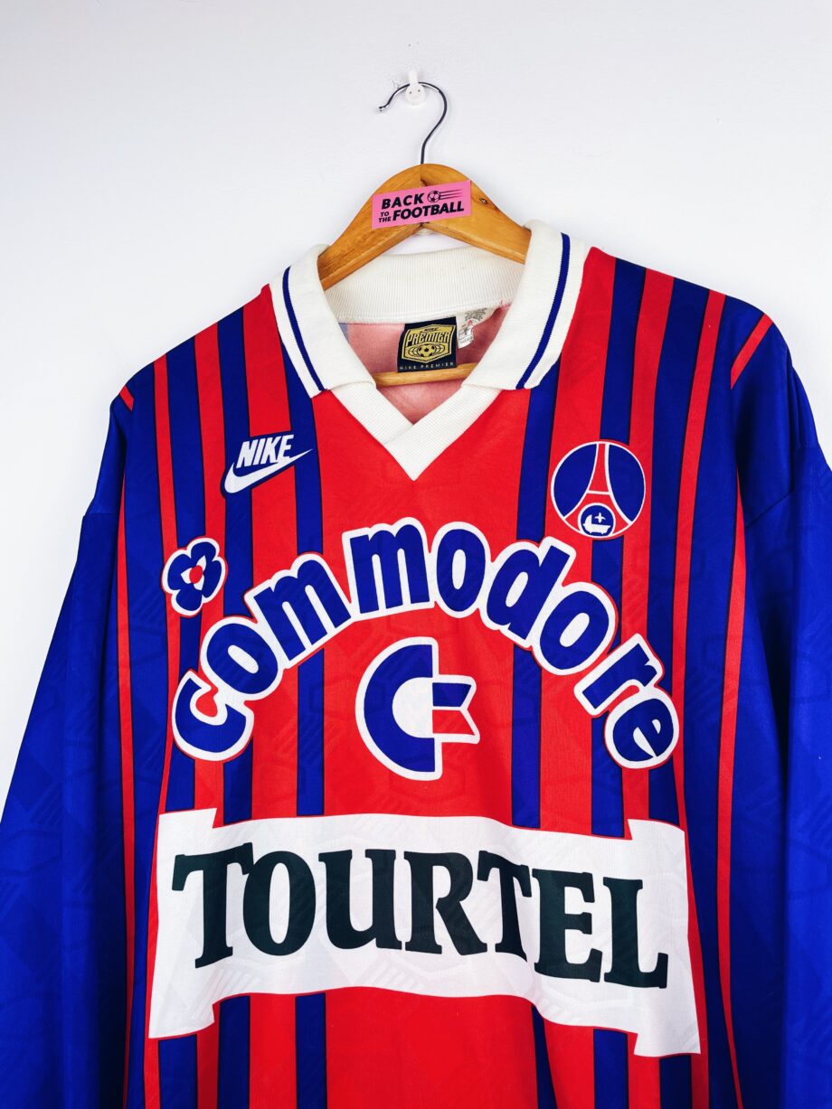 maillot vintage domicile du PSG 1993/1994 manches longues