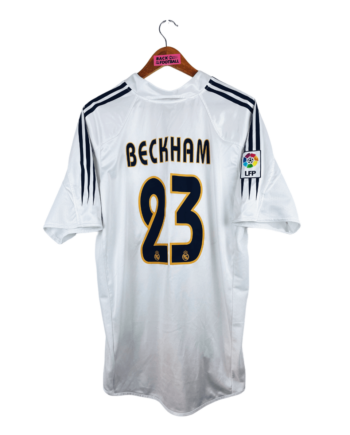 maillot vintage domicile Real Madrid 2004/2005 floqué Beckham #23