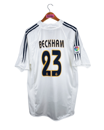 maillot vintage domicile Real Madrid 2004/2005 floqué Beckham #23