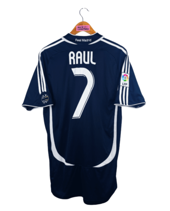 maillot vintage extérieur Real Madrid 2006/2007 floqué Raul #7