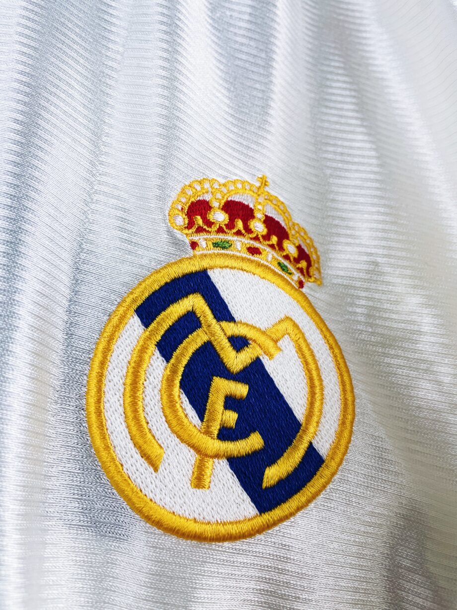 maillot vintage domicile Real Madrid 1998/1999 préparé (match issue) pour Rojas #21