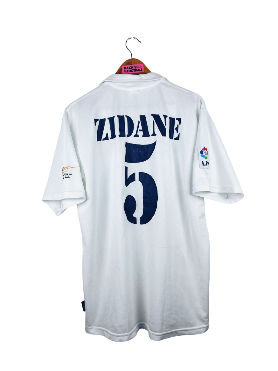 maillot vintage domicile Real madrid 2002/2003 floqué Zidane #5 centenaire